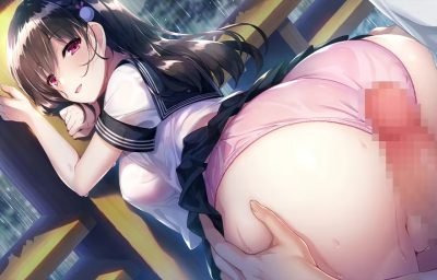 メッカワ女子のプリケツがたまらん！密かにガン突きする男！