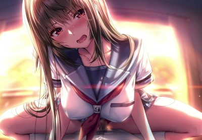 制服姿の贅沢ボディにしっかりとザー汁そそぎこむ！！